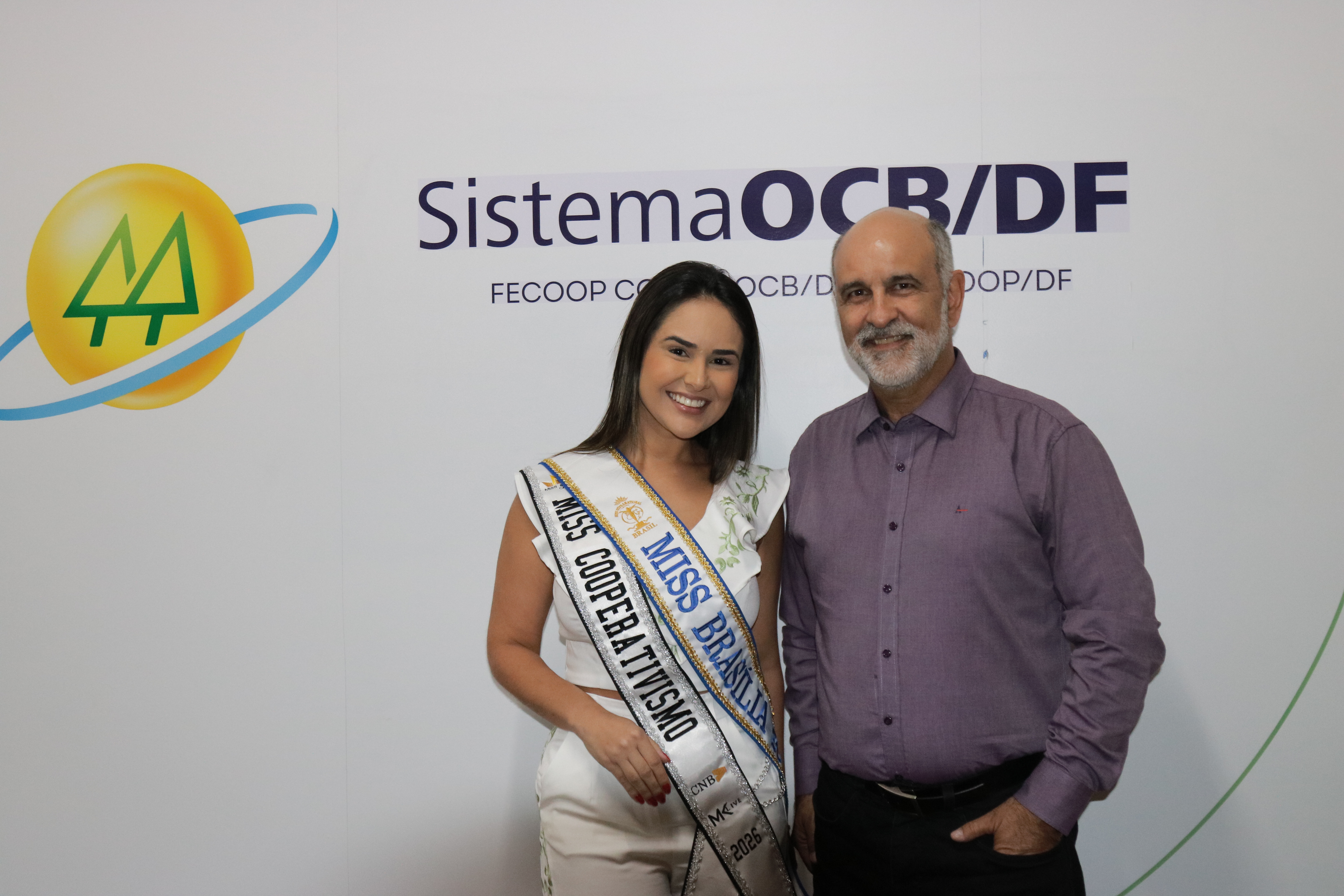 Sistema OCB/DF recebe Miss Brasília e Miss Cooperativismo em agenda institucional